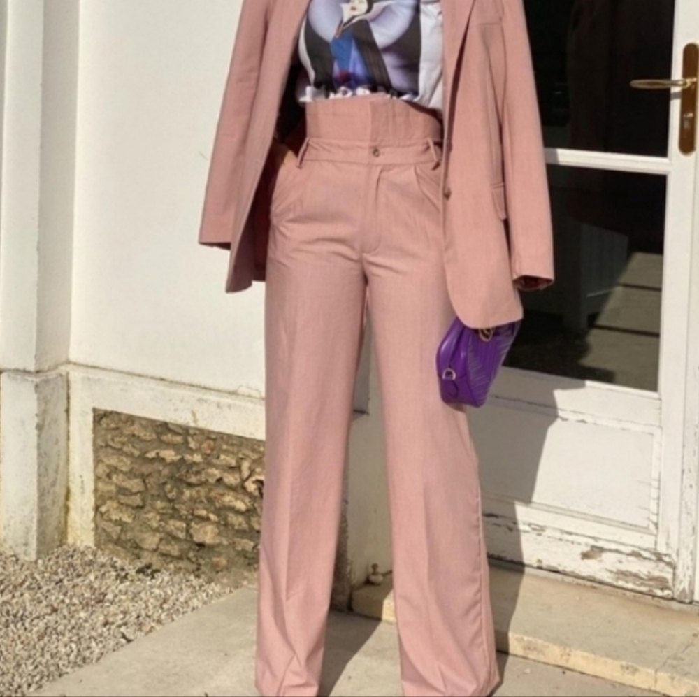 ZARA full length menstyle pants